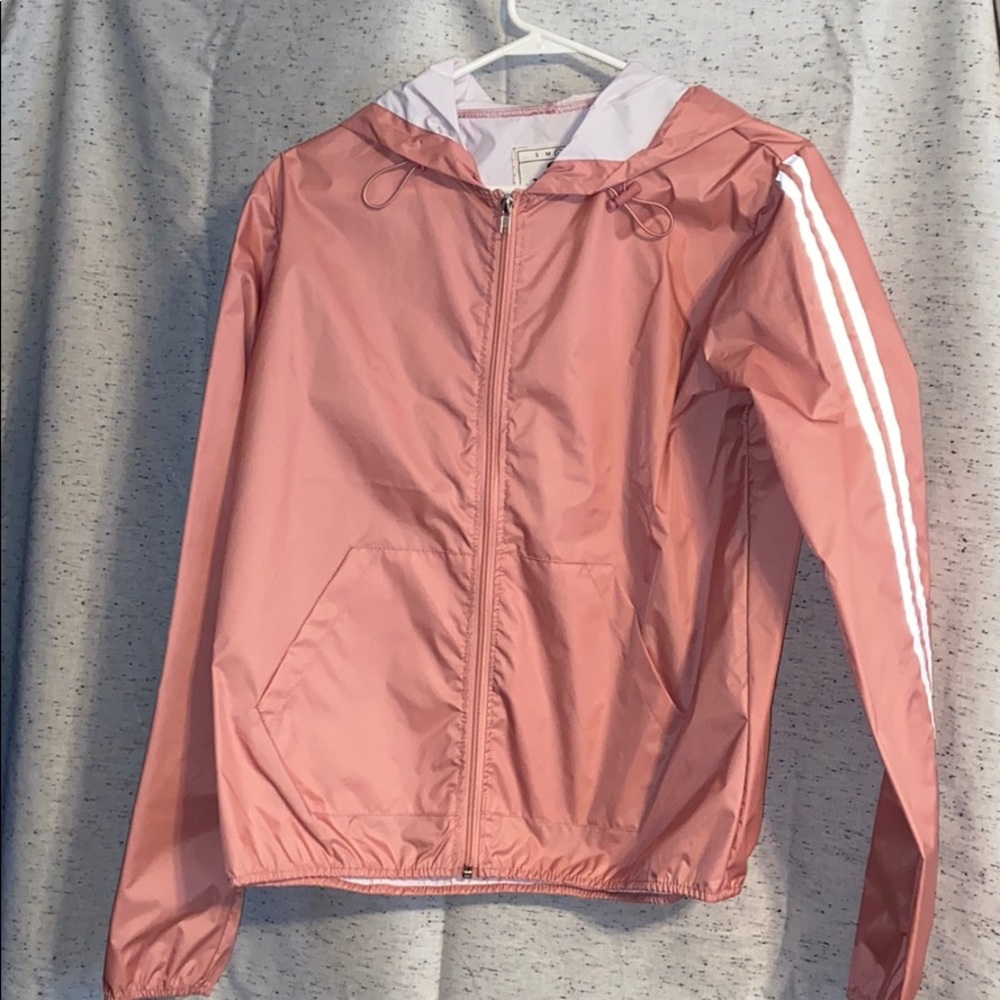Rose Pink Windbreaker jacket